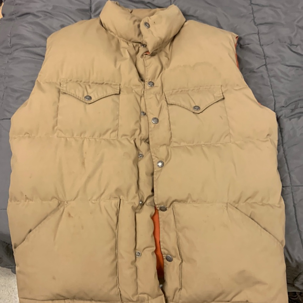 North Face Vest- Tan